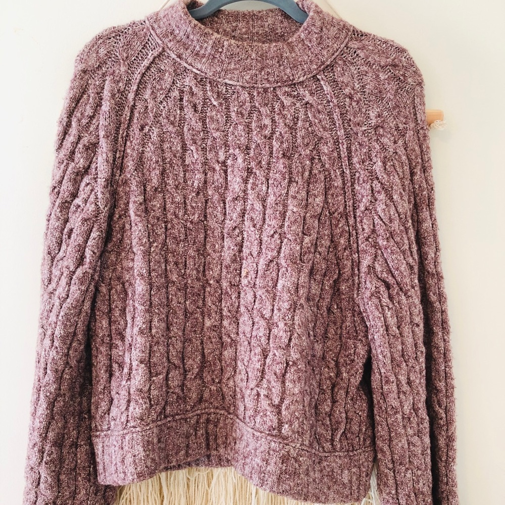 Chunky comfy  free people sweater